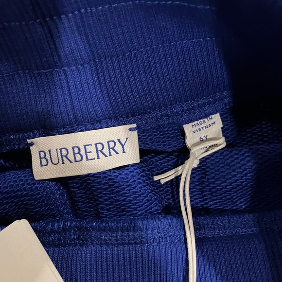 NWT- Burberry Boy's Sidney Logo Patch Jogger Pants - Picture 4 of 9